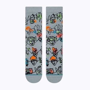 Stance Underwear & Socks - Stance Electric Slide Crew Height Sock Stance Underwear & Socks - Stance Electric Slide Crew Height Sock